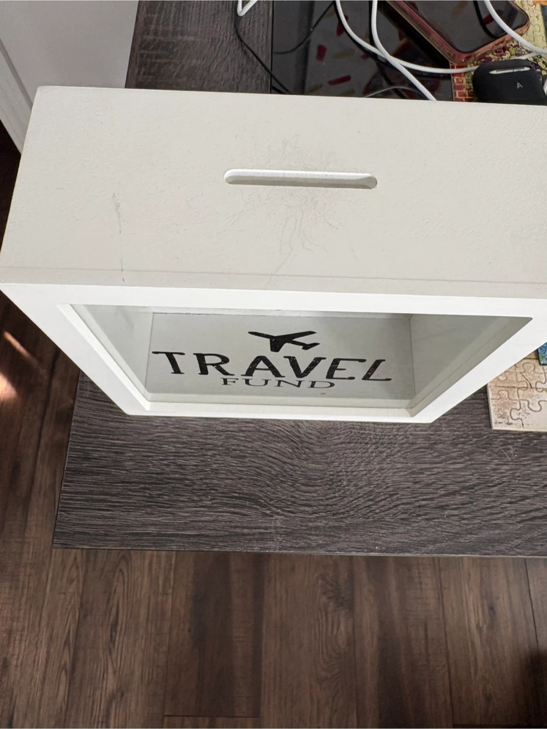 White Travel Fund Money Box - photo 2