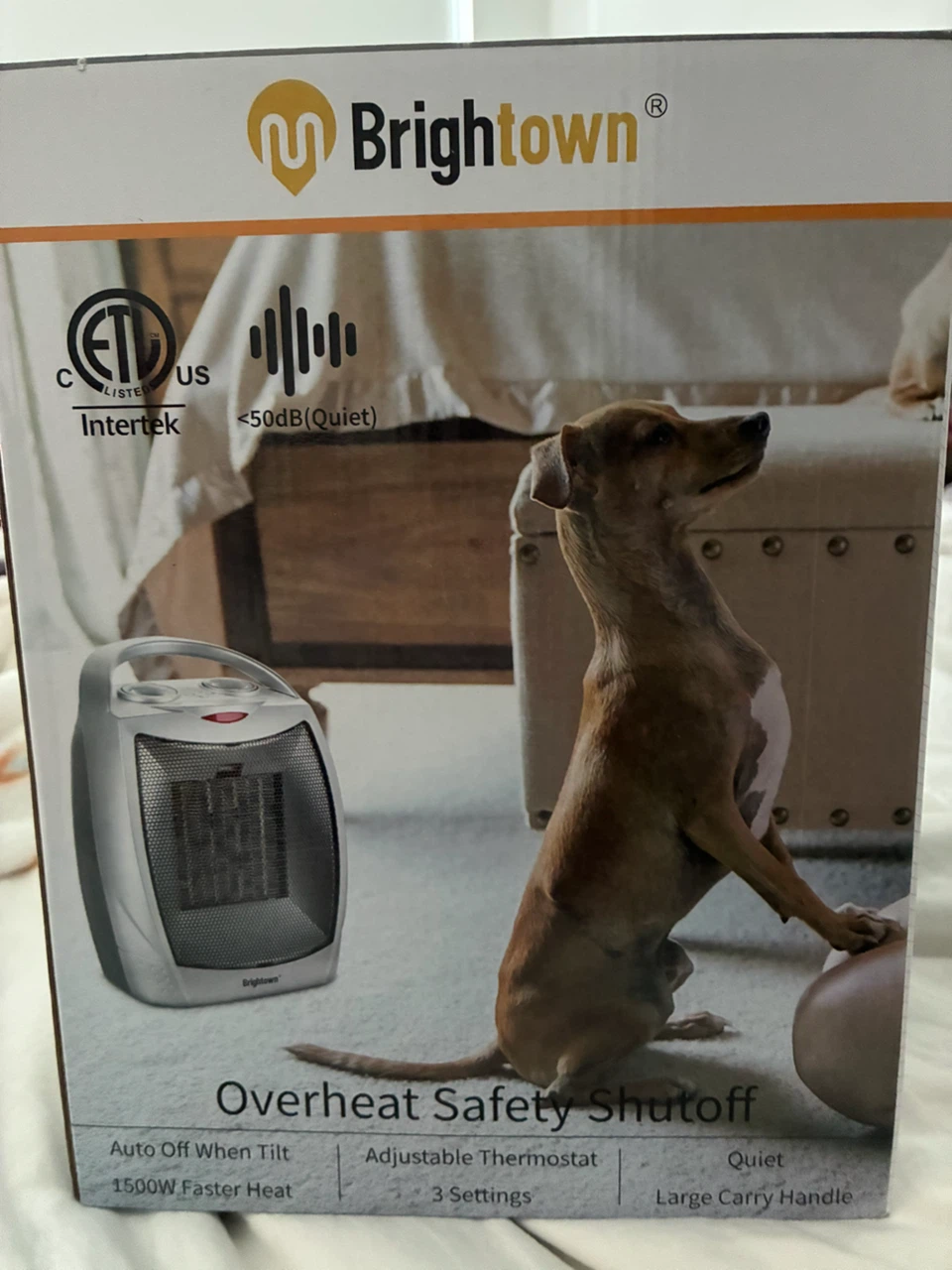 Brightown Portable Electric Heater 1500W