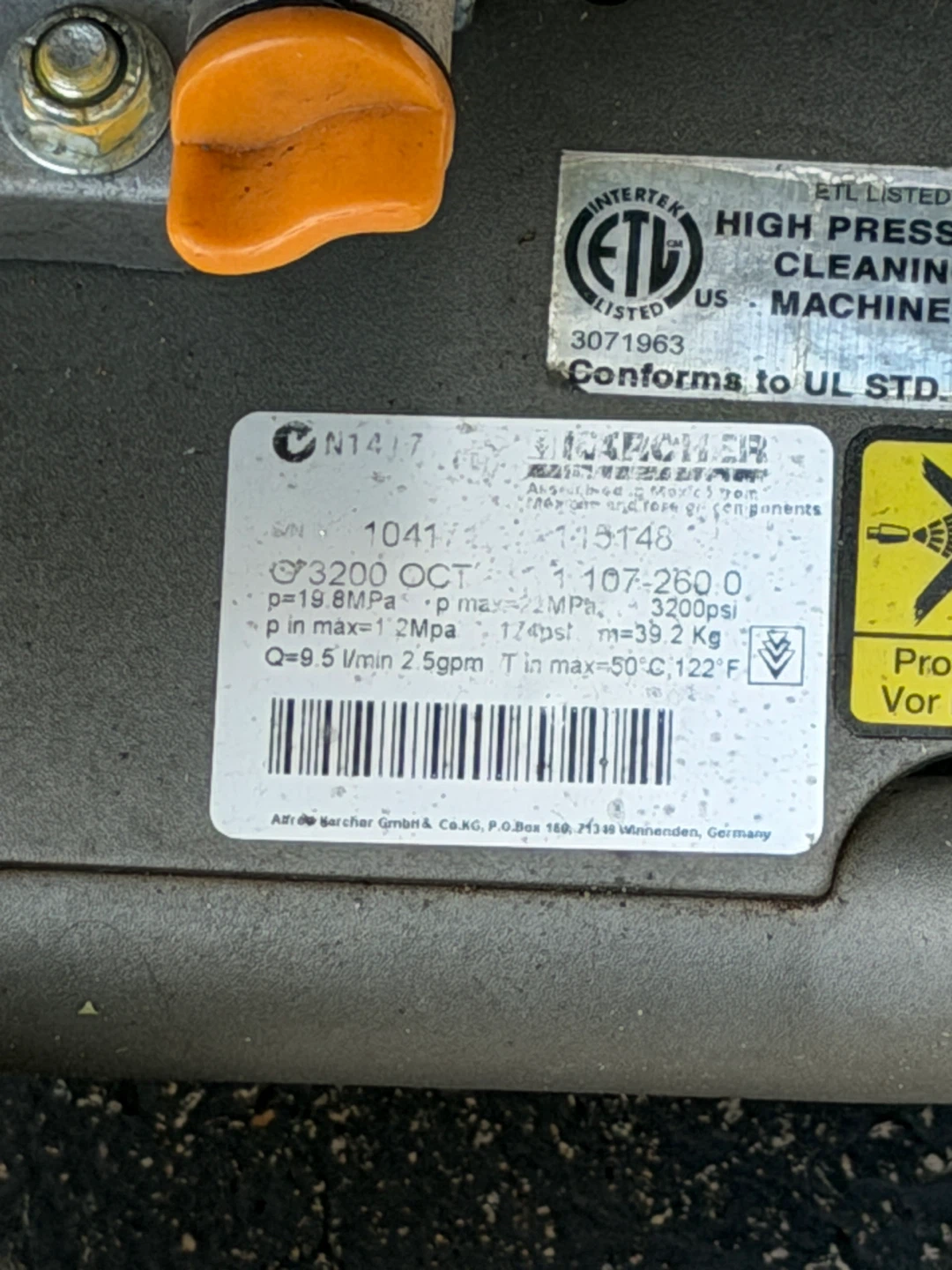 Kärcher 3200 PSI Pressure Washer - photo 4