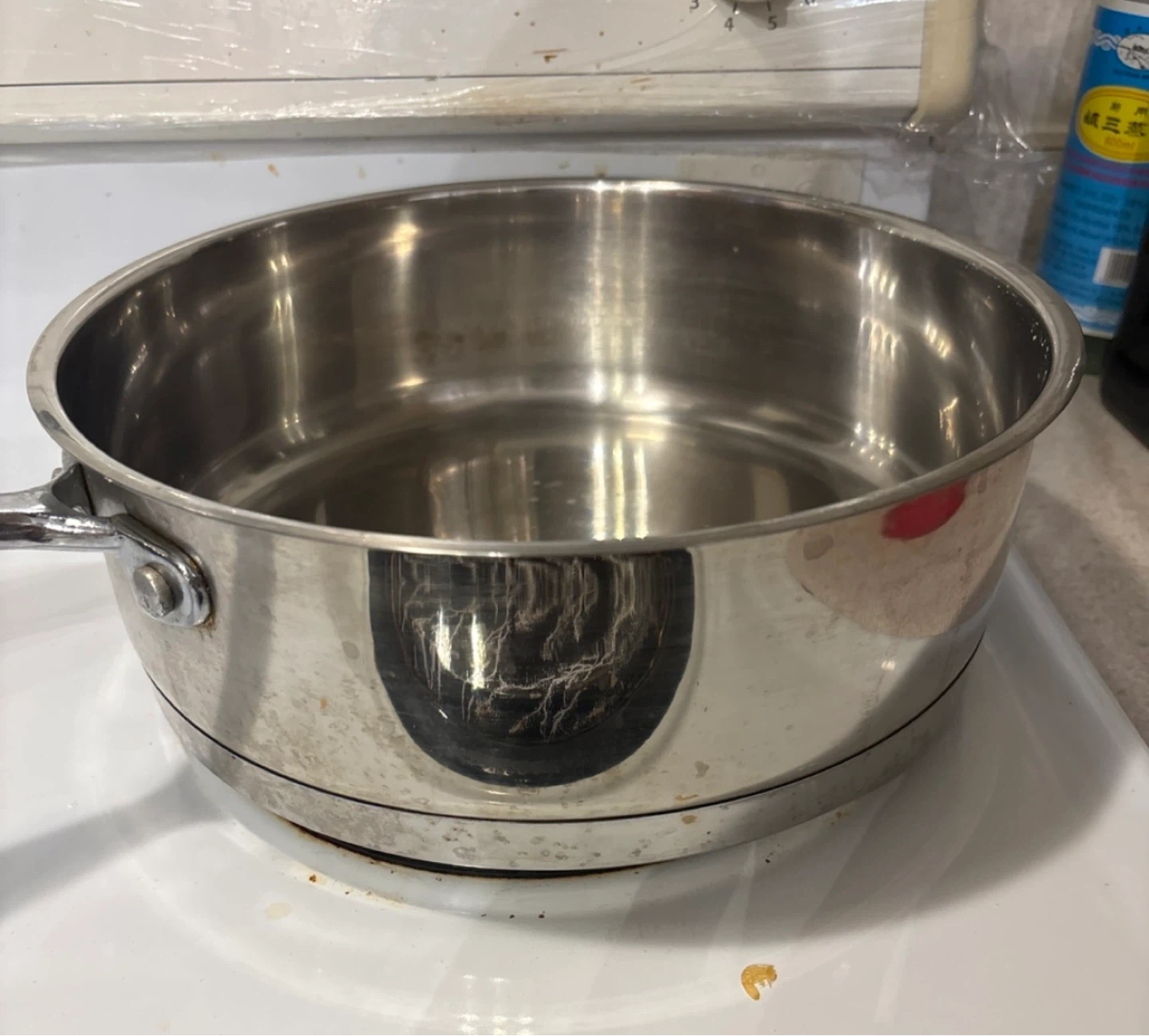 Pure Stainless Steel Pot with Lid - photo 2