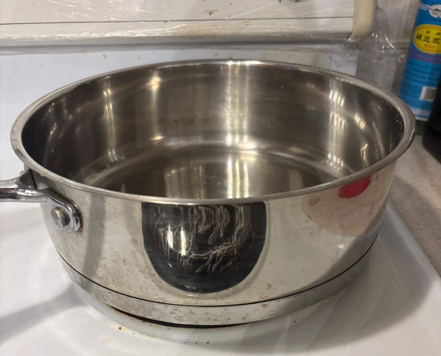 Pure Stainless Steel Pot with Lid - photo 4