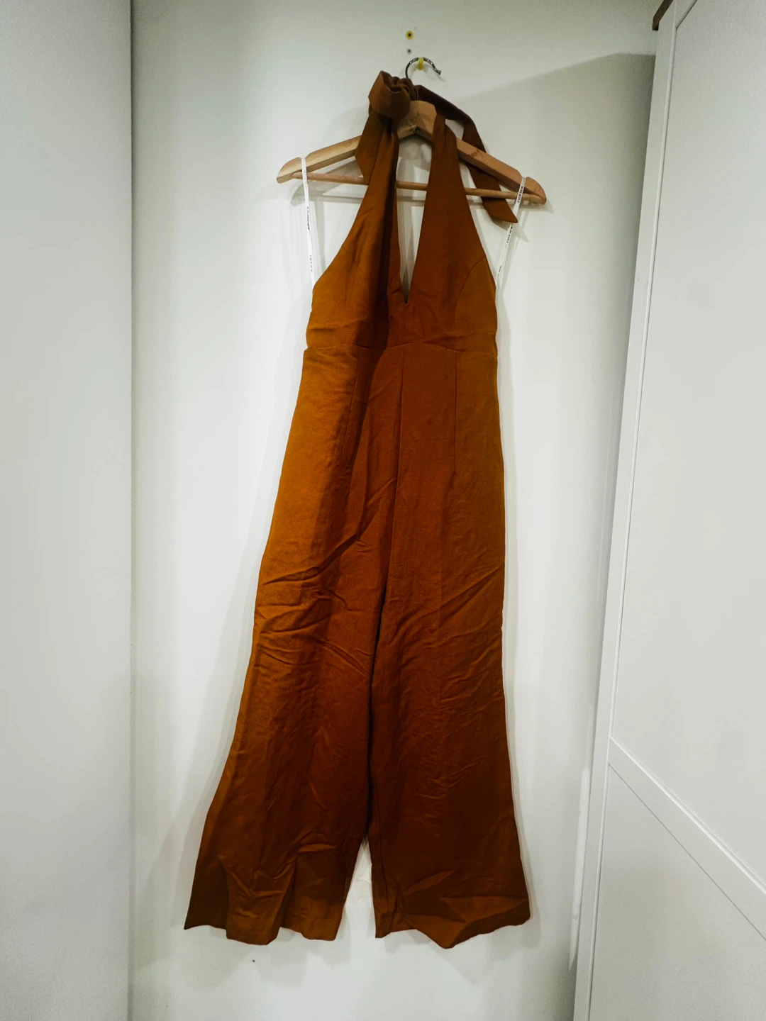 Ever New Quinn Halter Linen Jumpsuit — NWT - photo 4