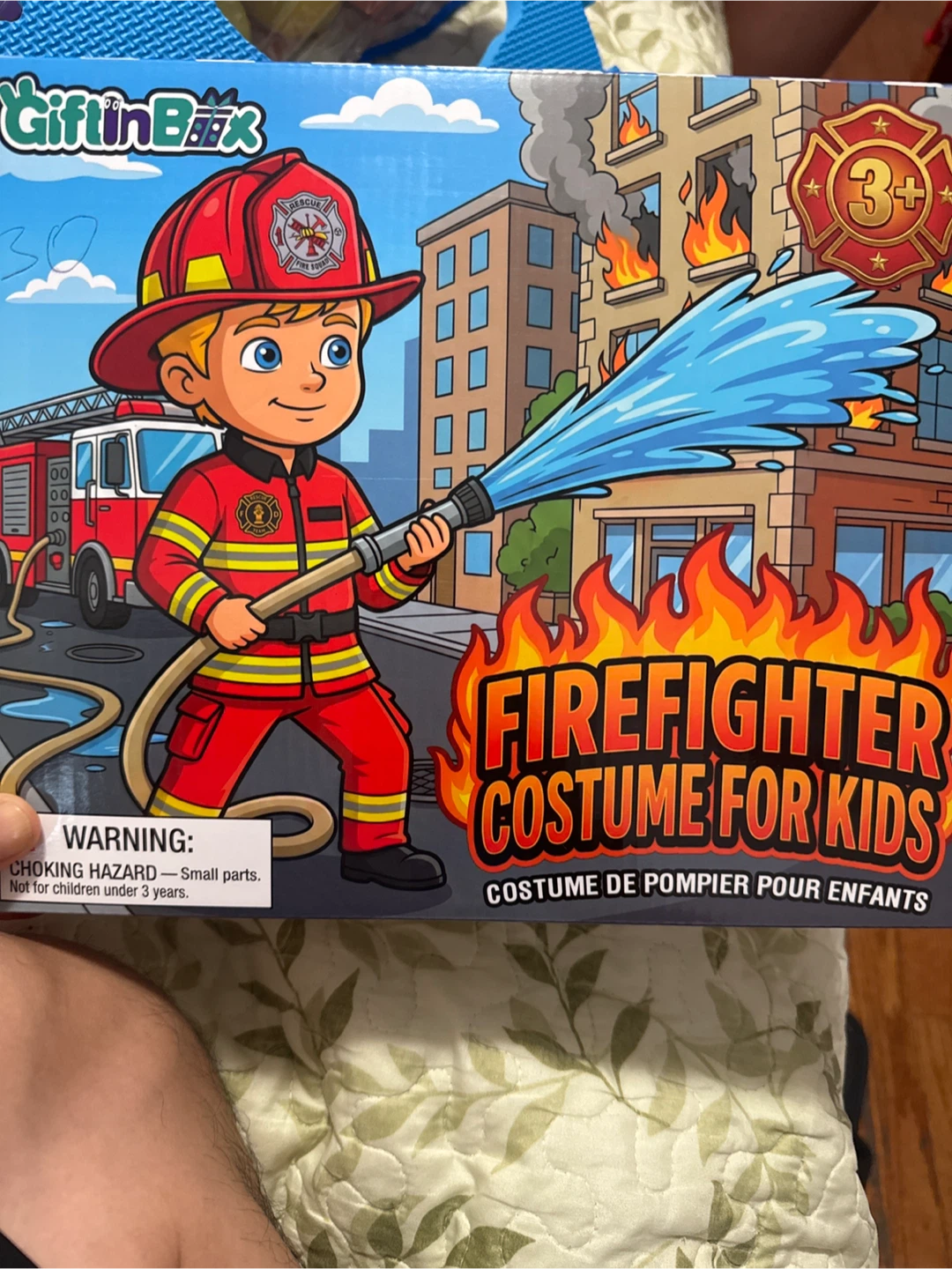 Disfraz de bombero para niños