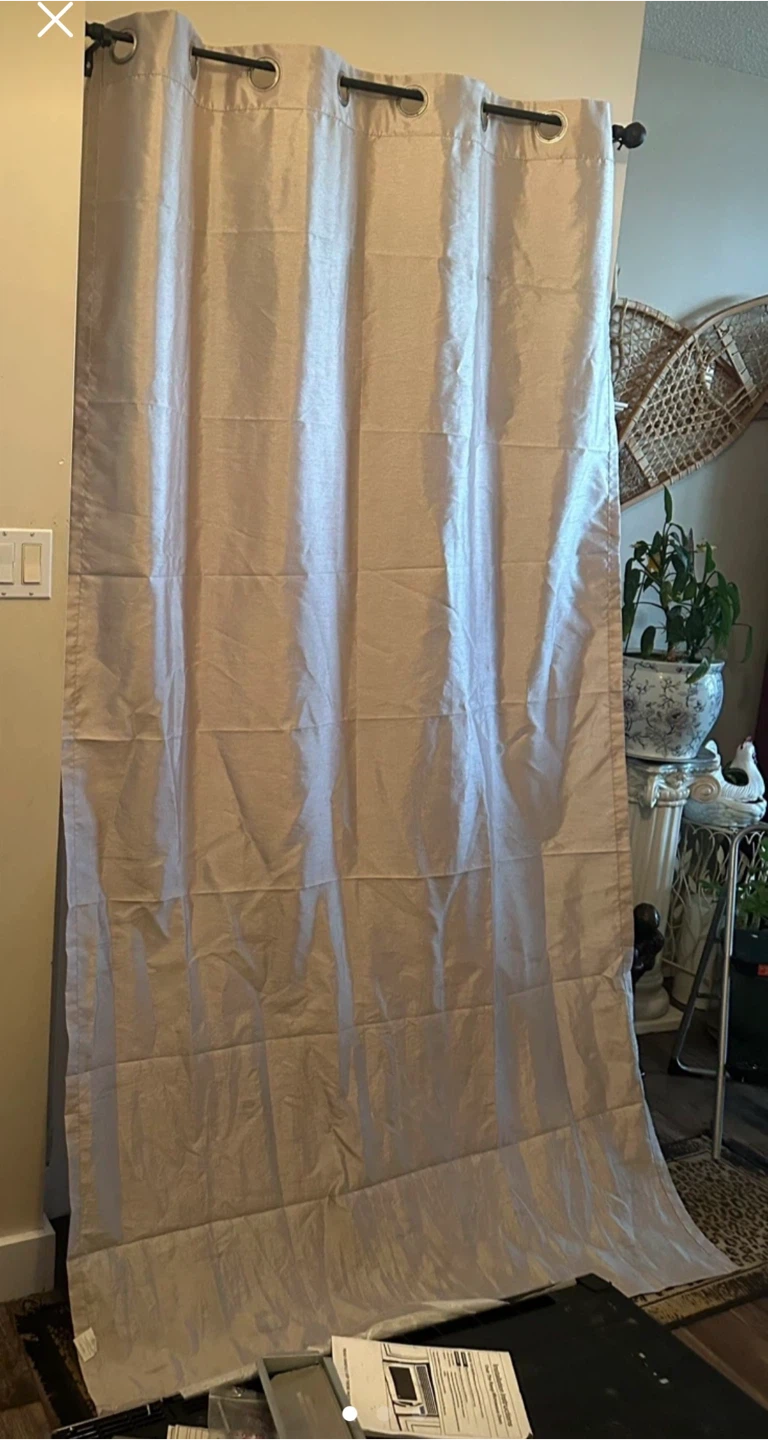 3 Gold Grommet Curtain Panel - photo 3