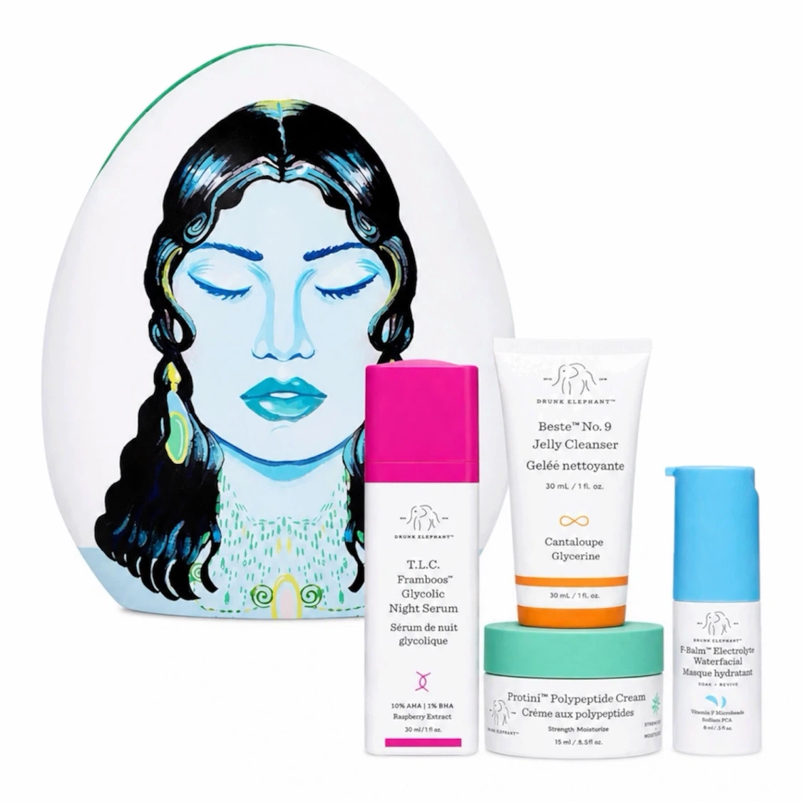 DRUNK ELEPHANT SAVING FACE SKIN KIT: THE REFINING ROUTINE - BNIB