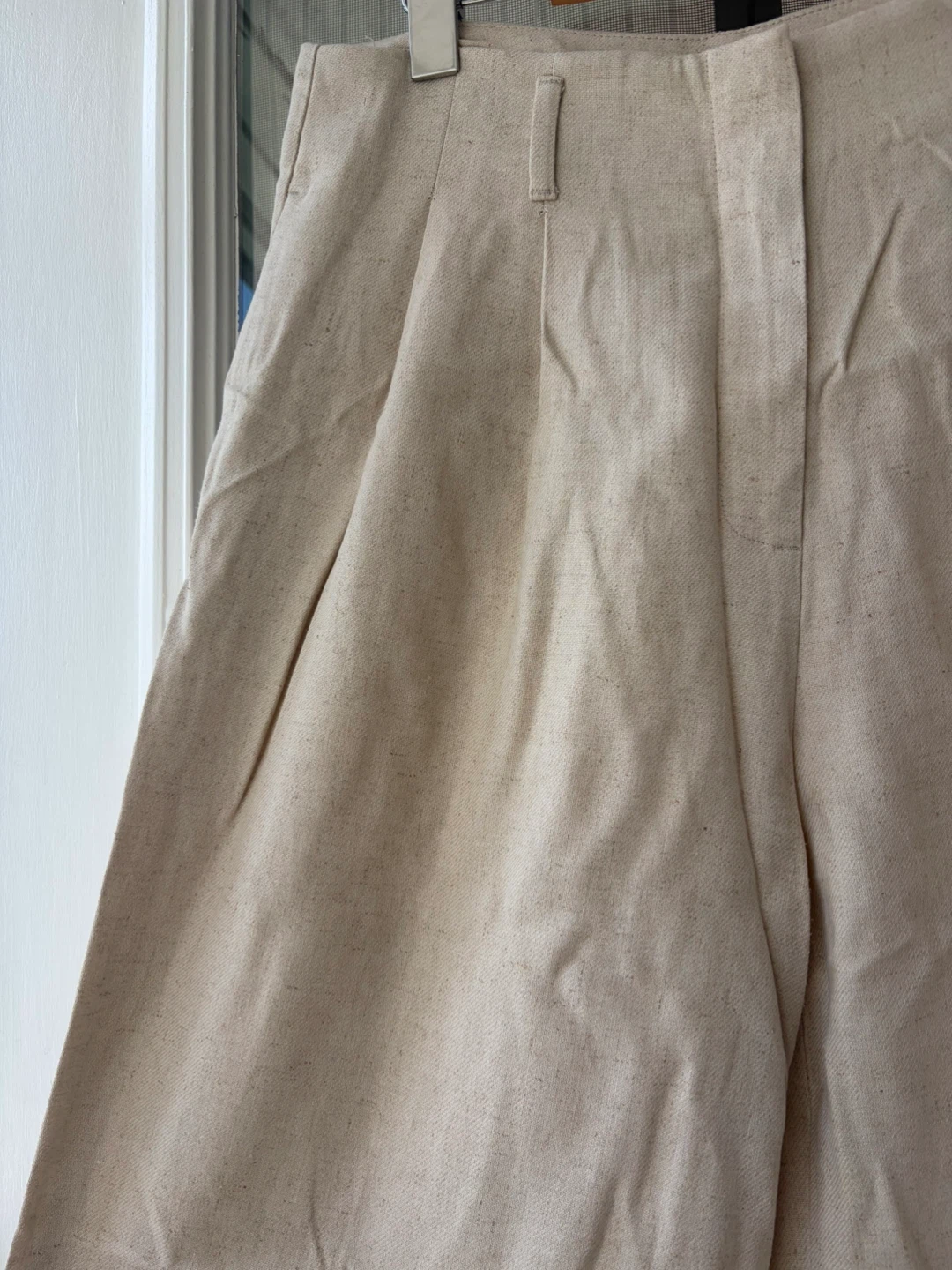 Linen Blend Wide Leg Pants - photo 2