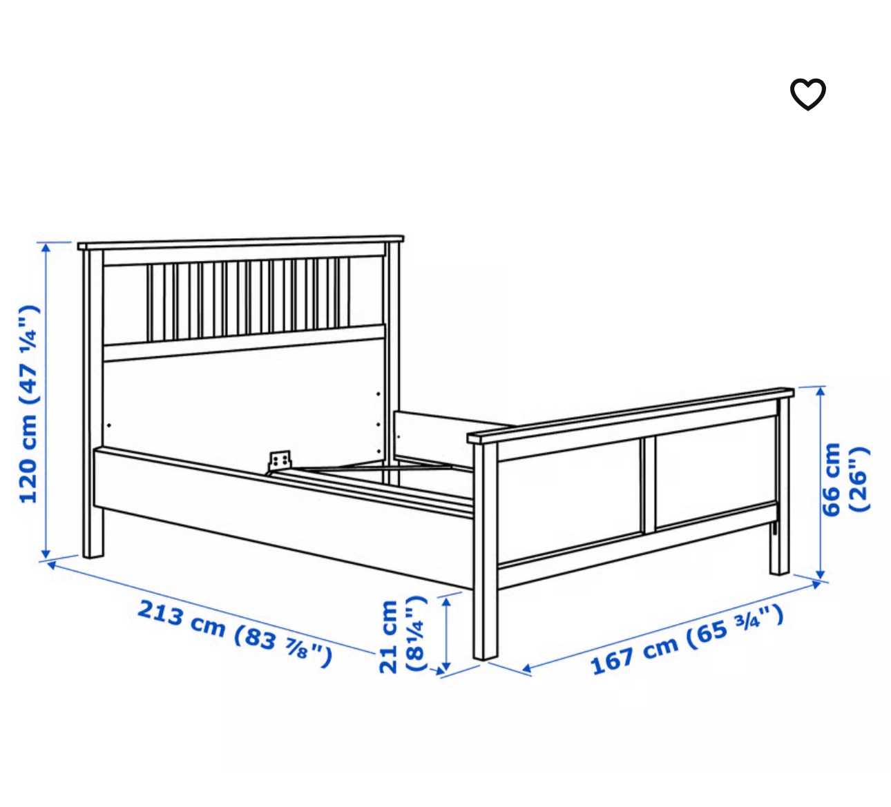 Bed frame queen - photo 3
