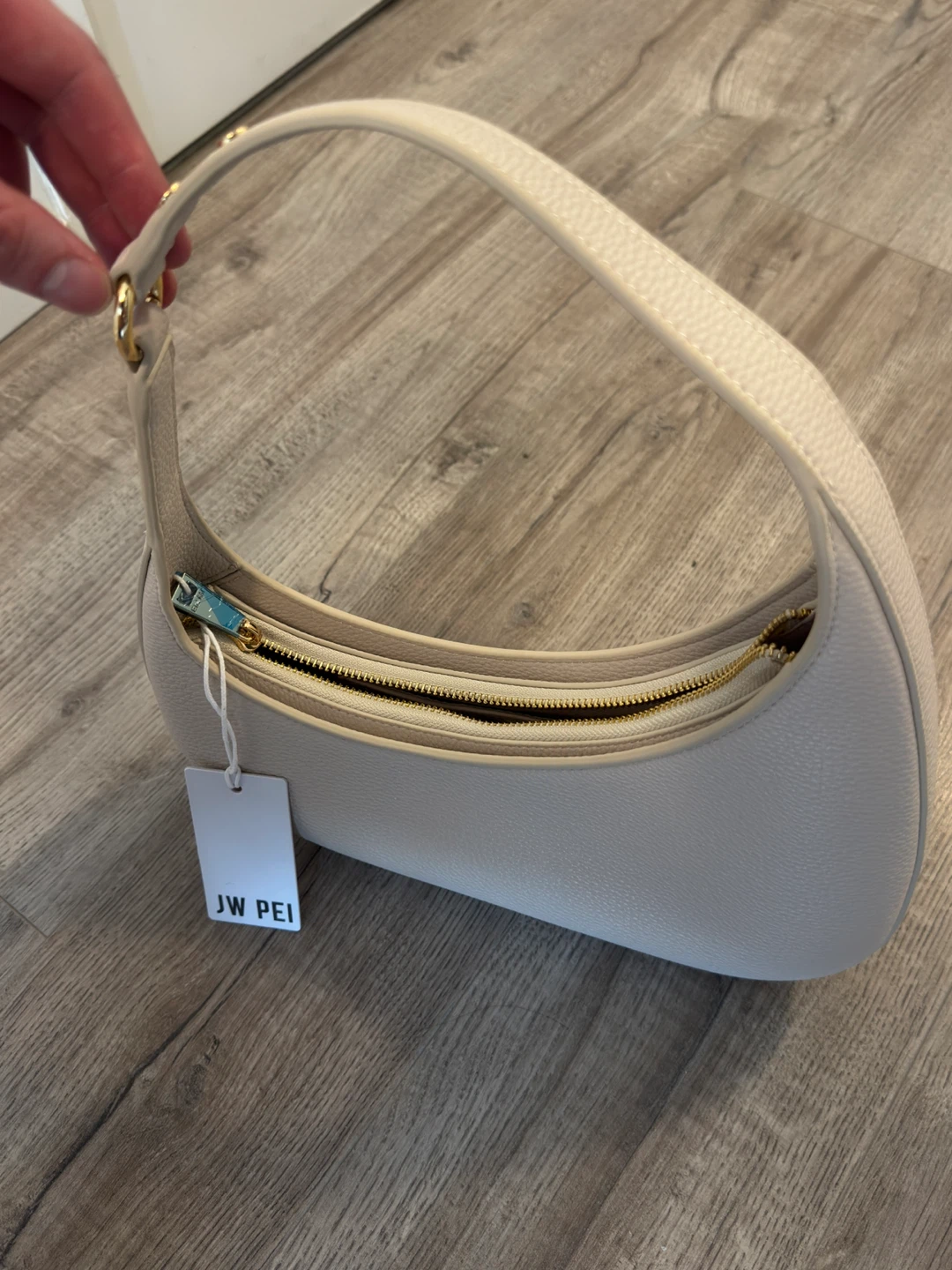 JW Pei Cream Shoulder Bag - Harlee Shoulder Bag