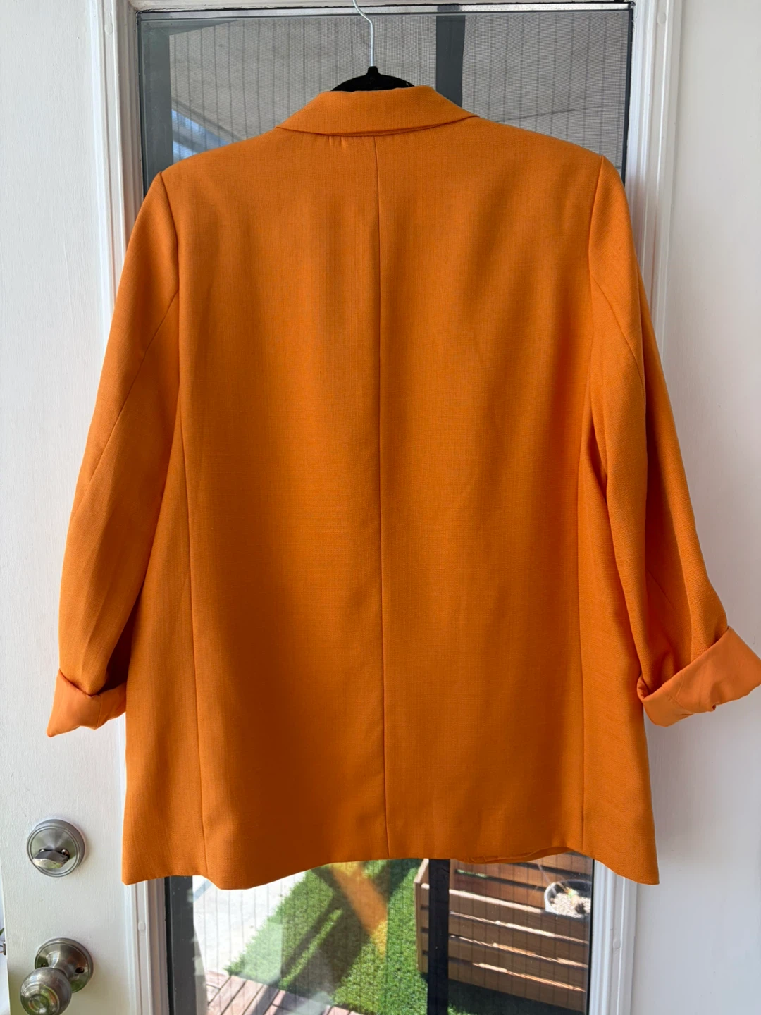 Orange Blazer and Pants Set - photo 3