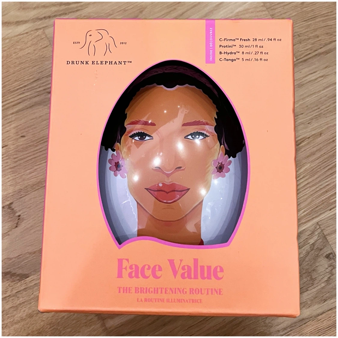 DRUNK ELEPHANT FACE BRIGHTENING SKINCARE KIT THE AM ROUTINE - photo 2