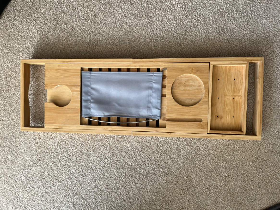 Bamboo Bath Caddy Tray