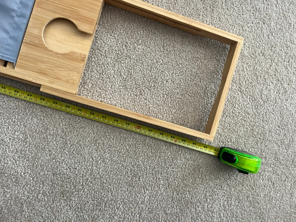 Bamboo Bath Caddy Tray - photo 3