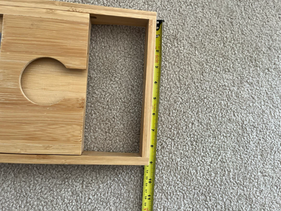 Bamboo Bath Caddy Tray - photo 5