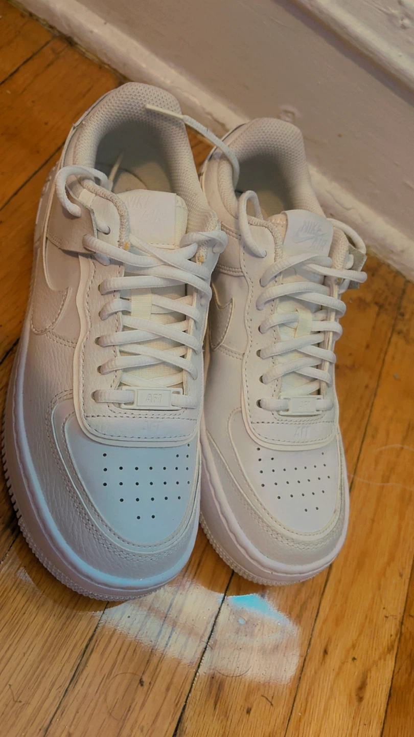 Nike Air Force 1 Shadow White Sneakers - photo 3