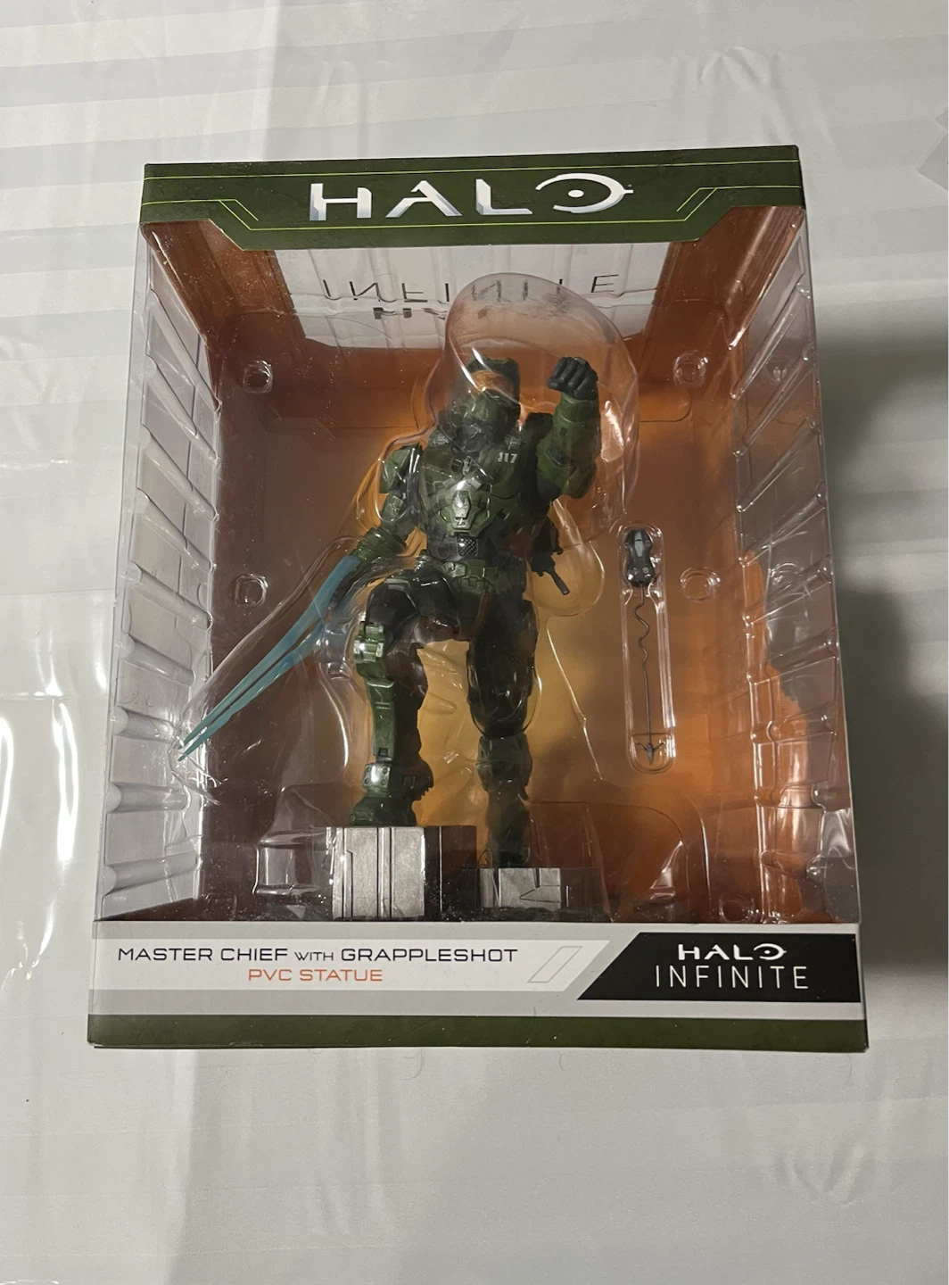 Halo Infinite Master Chief with Grappleshots PVC Statue