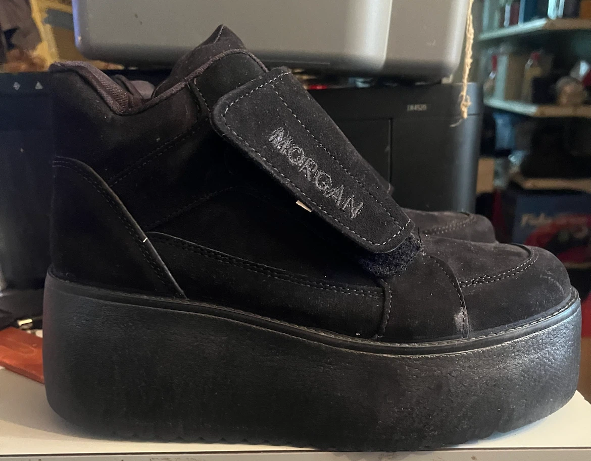 Morgan Black Platform Sneakers