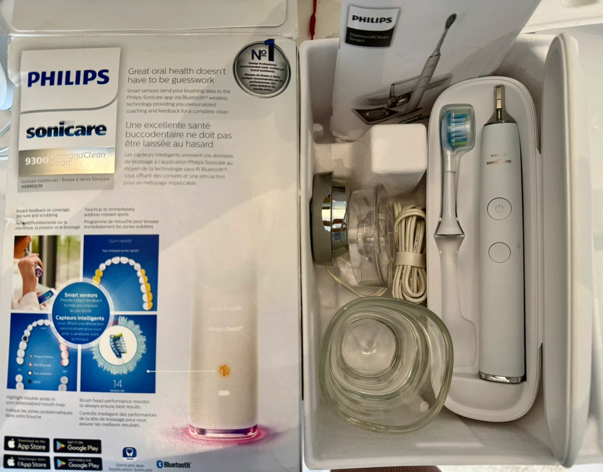 Philips Sonicare DiamondClean 9300 Toothbrush White