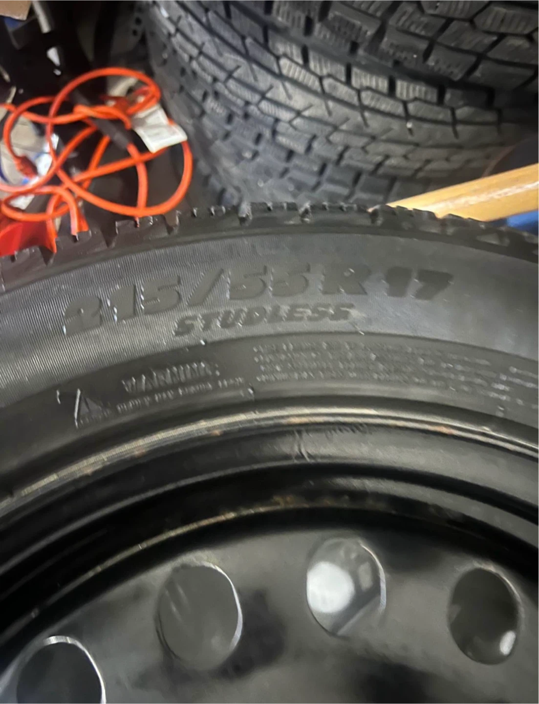 Michelin 215/55R17 Studless Winter Tire - photo 4