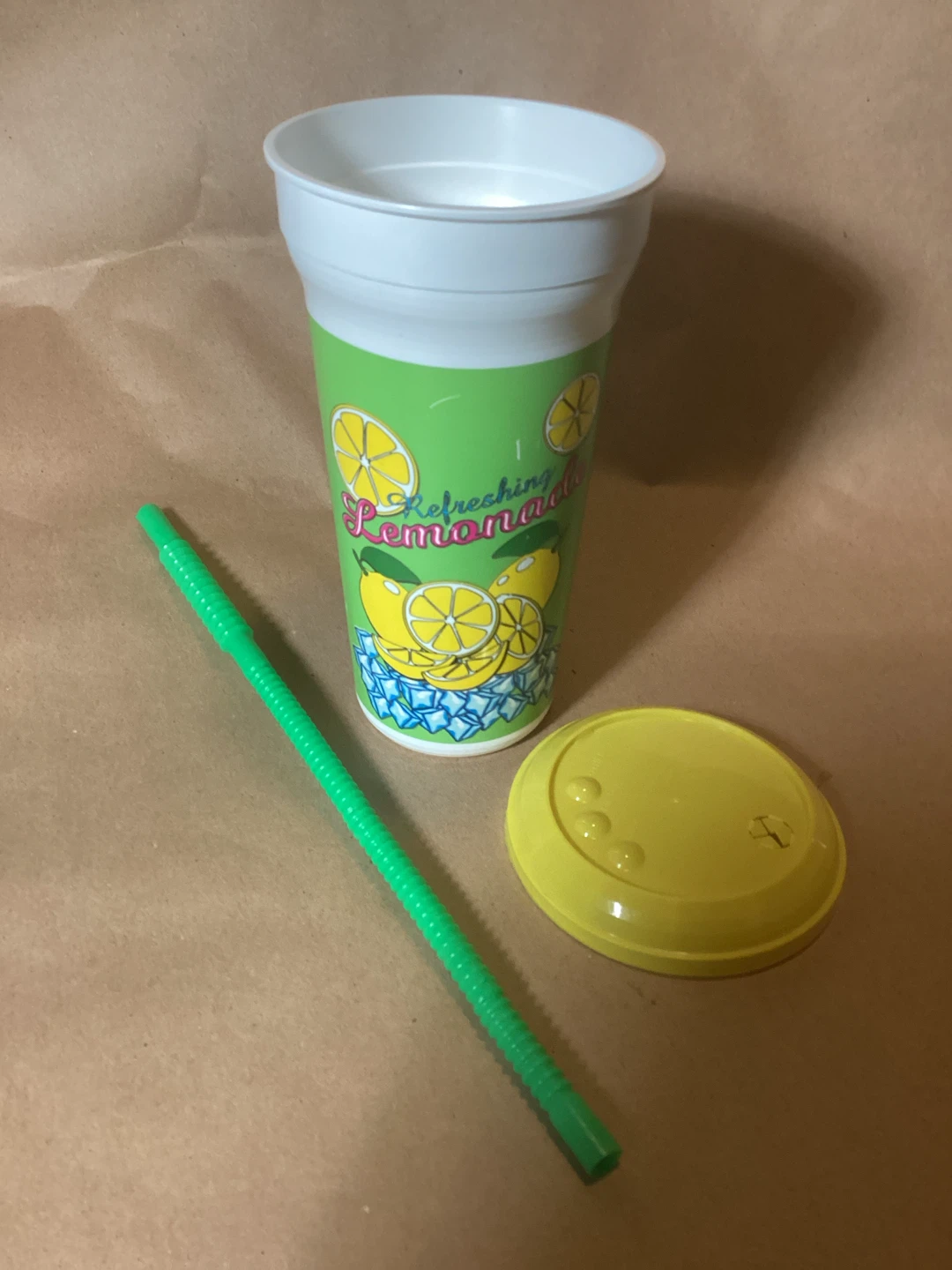 Collectable CNE Refreshing Lemonade Cup with Straw and Lid