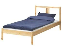 Ikea twin bed frame - blue color