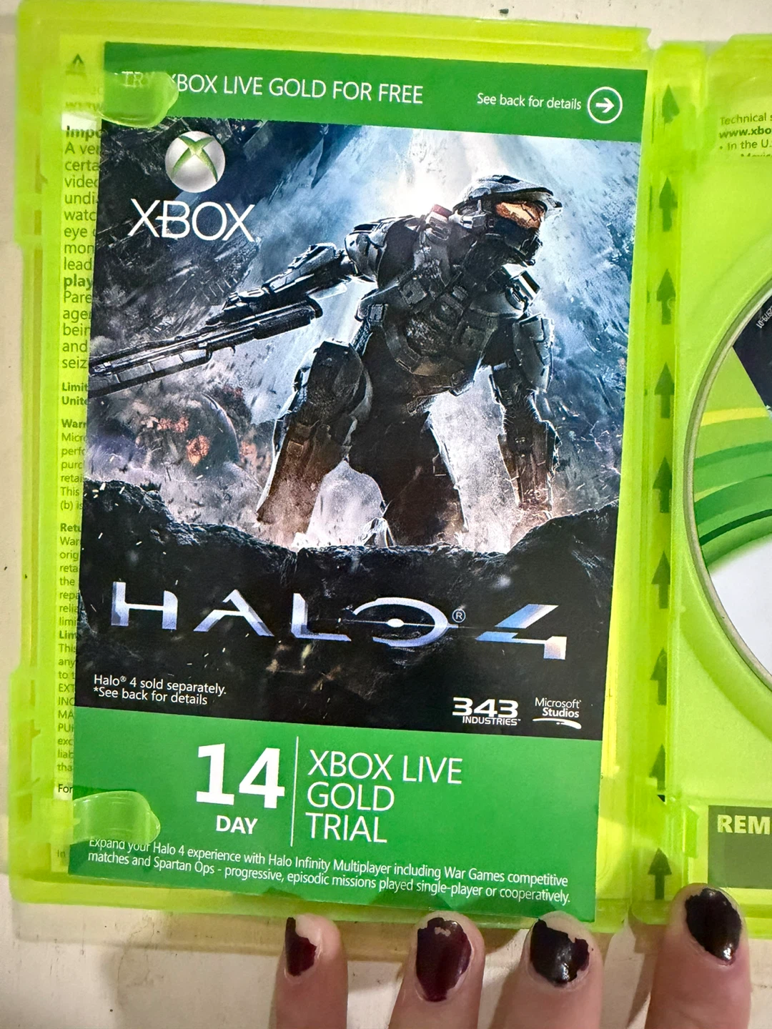 Halo 4 Xbox 360 (CIB Complete 2-Disc Set) - photo 3