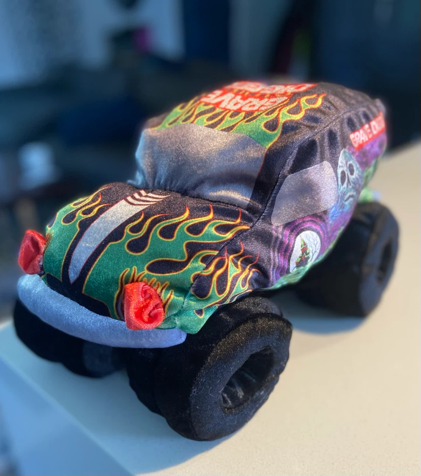 EUC Monster Jam Grave Digger Plush Truck - photo 2