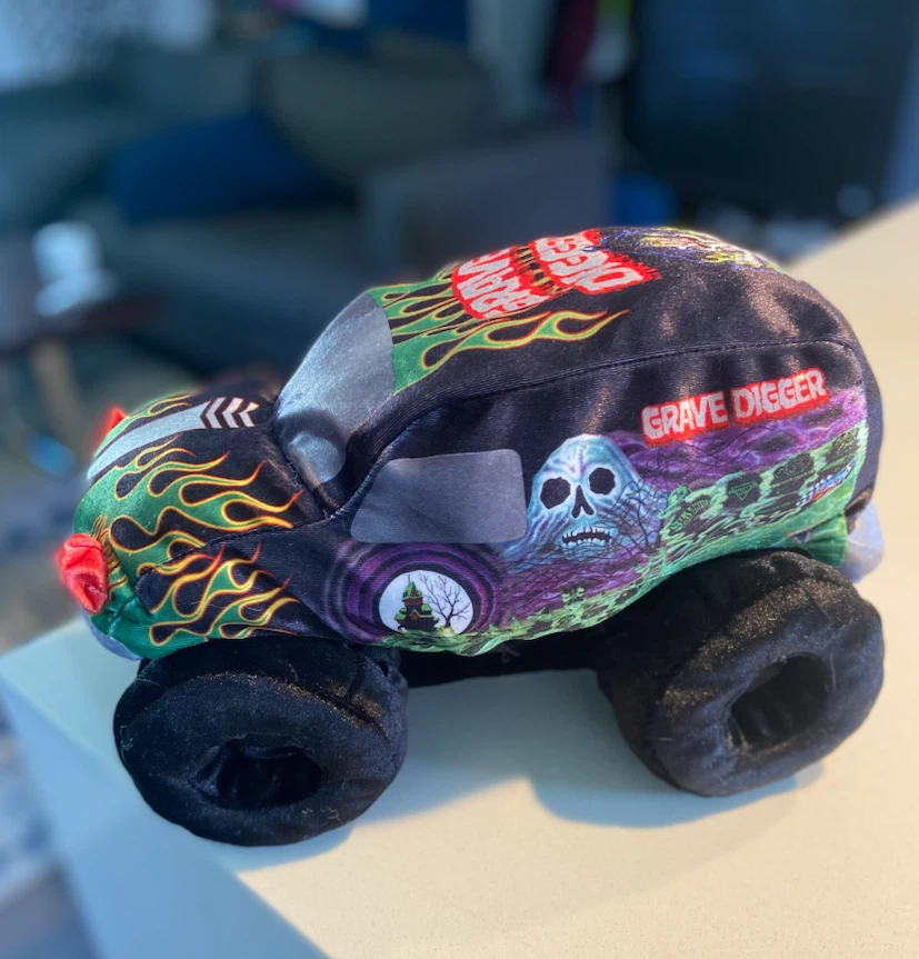 EUC Monster Jam Grave Digger Plush Truck - photo 5