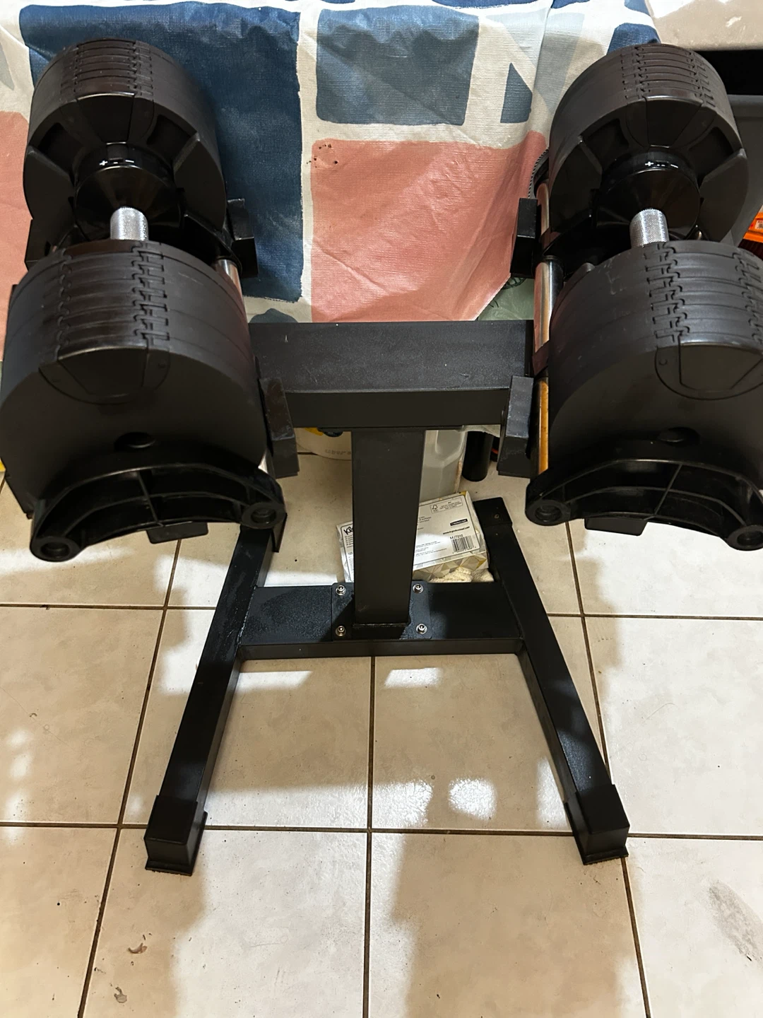 Nuobell style Adjustable Dumbbells with Stand 2-70