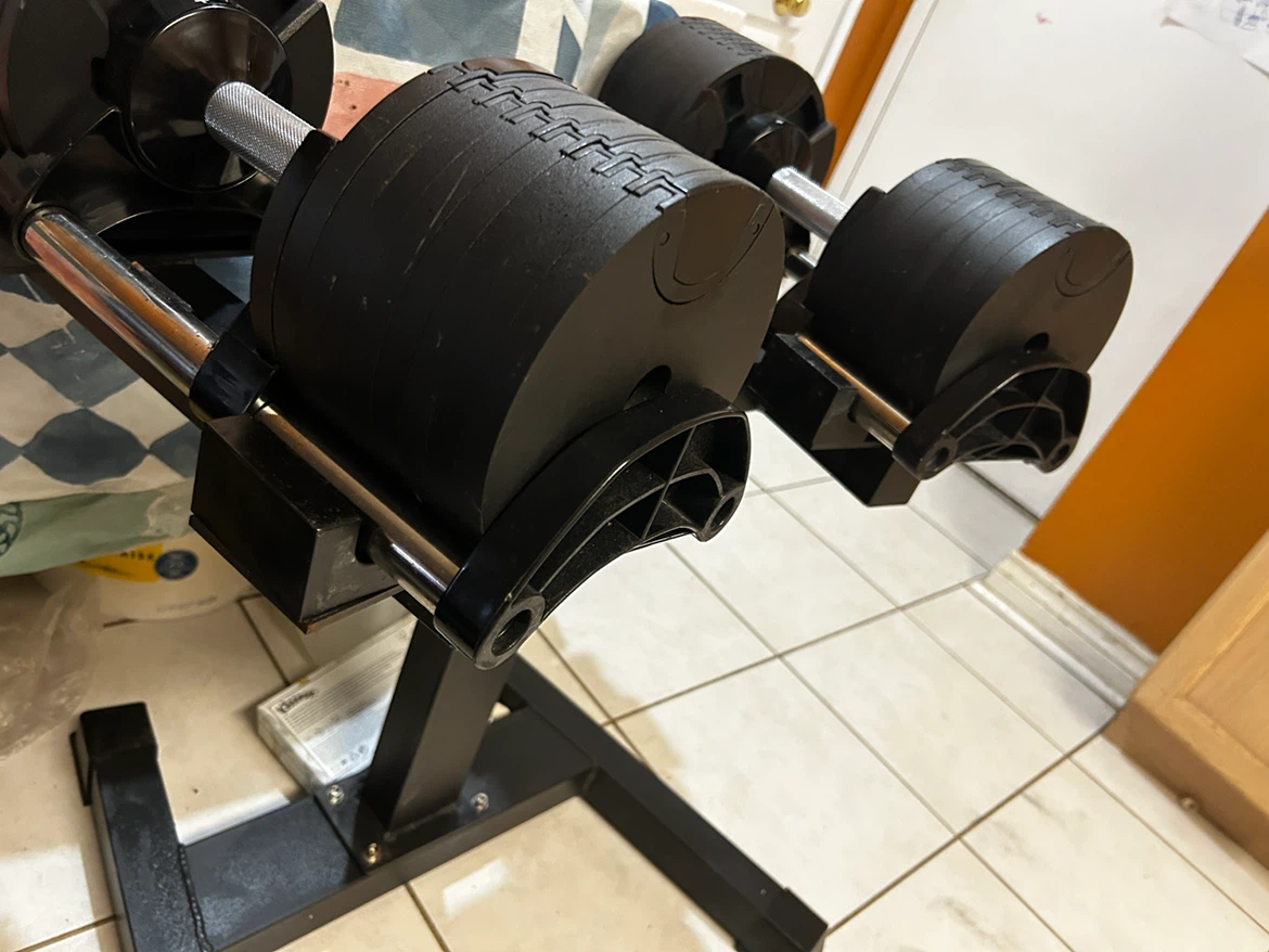 Nuobell style Adjustable Dumbbells with Stand 2-70 - photo 2