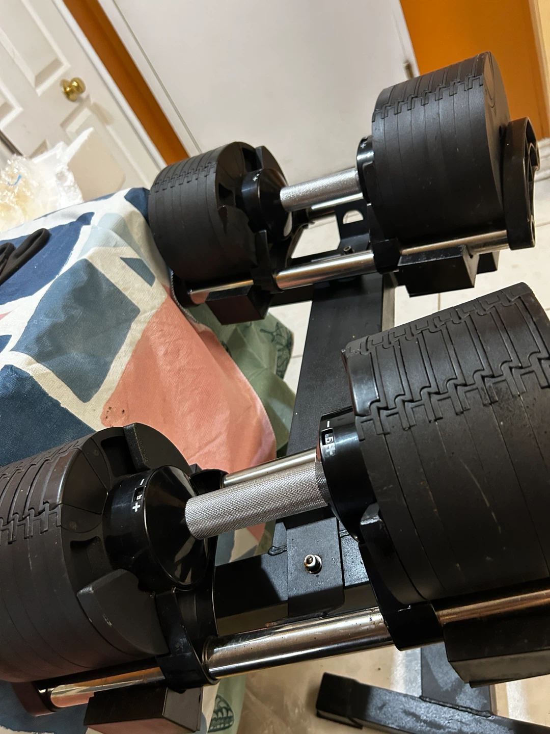 Nuobell style Adjustable Dumbbells with Stand 2-70 - photo 3