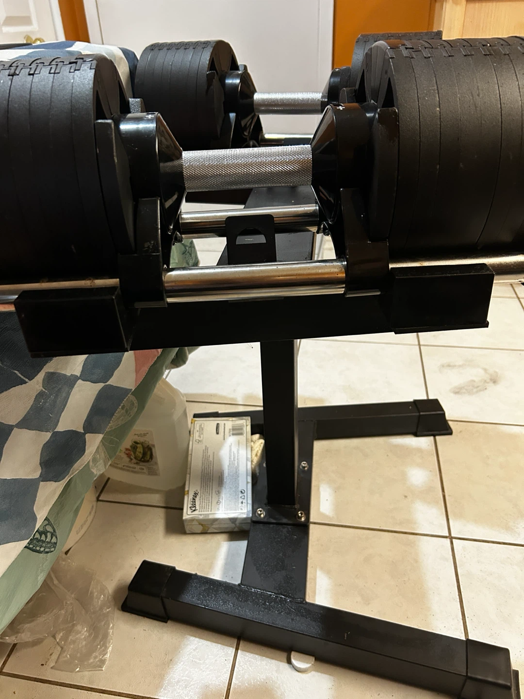 Nuobell style Adjustable Dumbbells with Stand 2-70 - photo 4