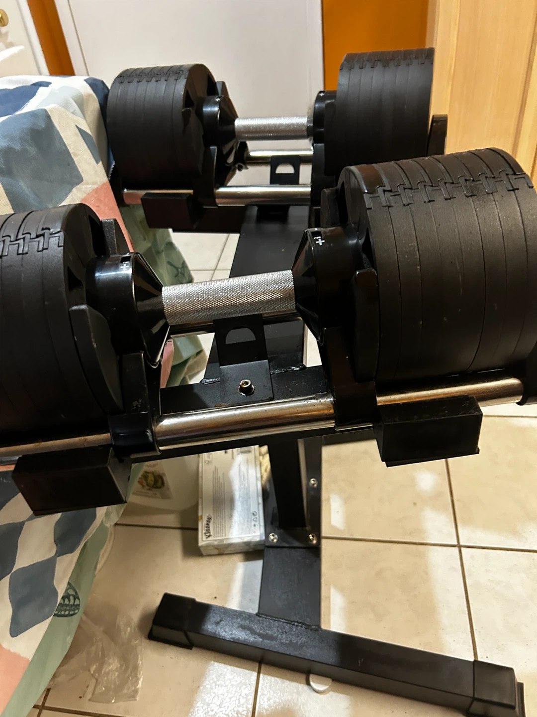 Nuobell style Adjustable Dumbbells with Stand 2-70 - photo 5