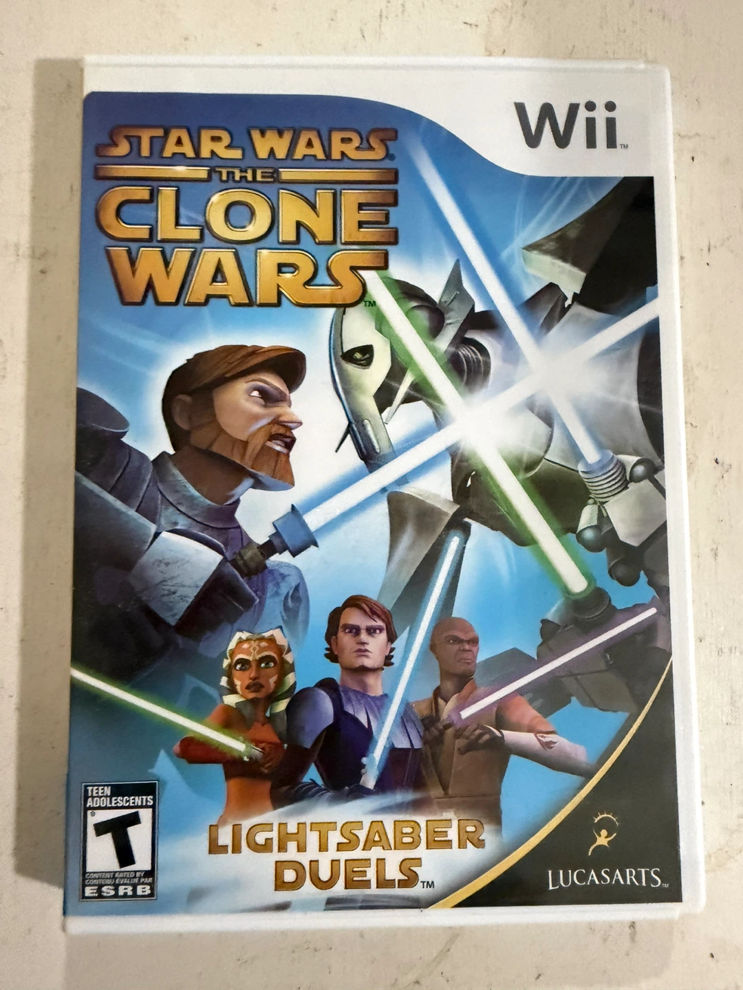 Star Wars Clone Wars Lightsaber Duels Wii (Complete CIB)