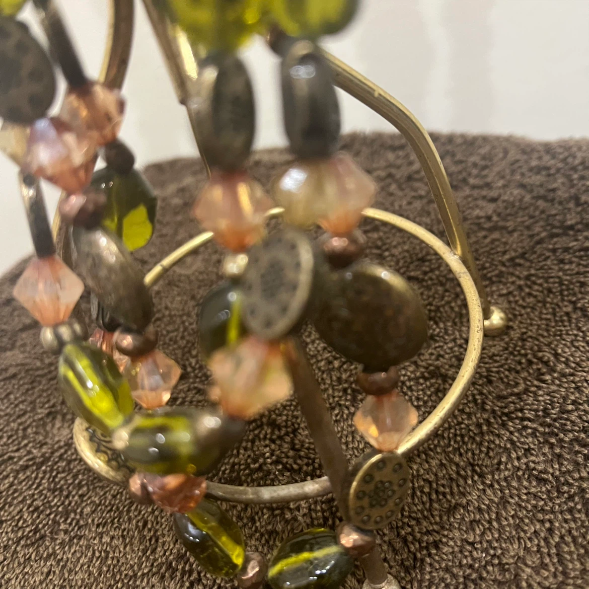 Multi-strand glass Beaded Necklace - photo 3