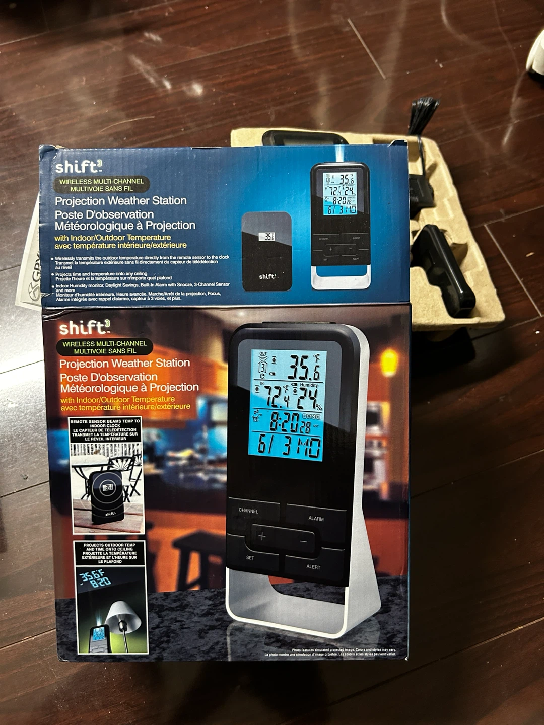 Shift Wireless Multi-Channel Projection Weather Station
