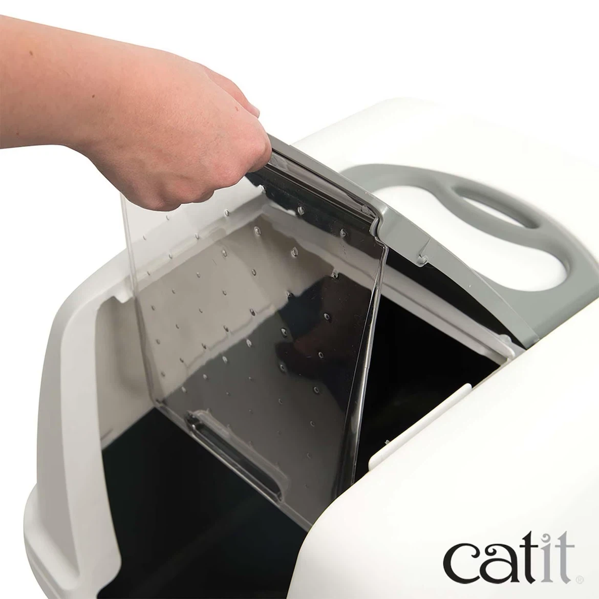 Catit Hooded Litter Box with Airsift Filter System, Jumbo - photo 5