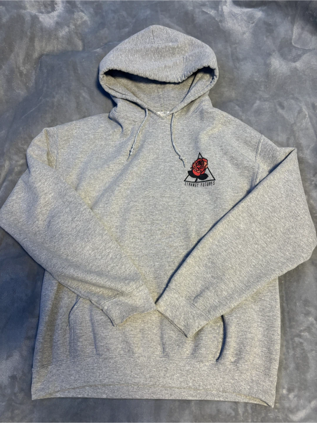 grey hoodie