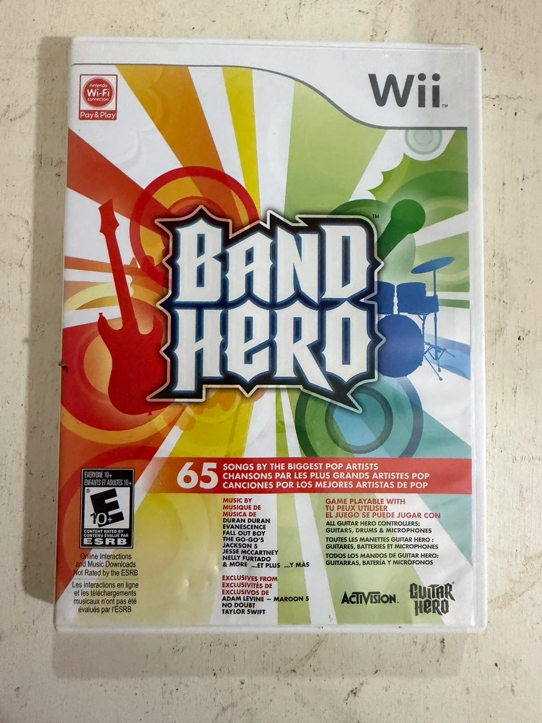 Band Hero Nintendo Wii (Complete CIB Tested)