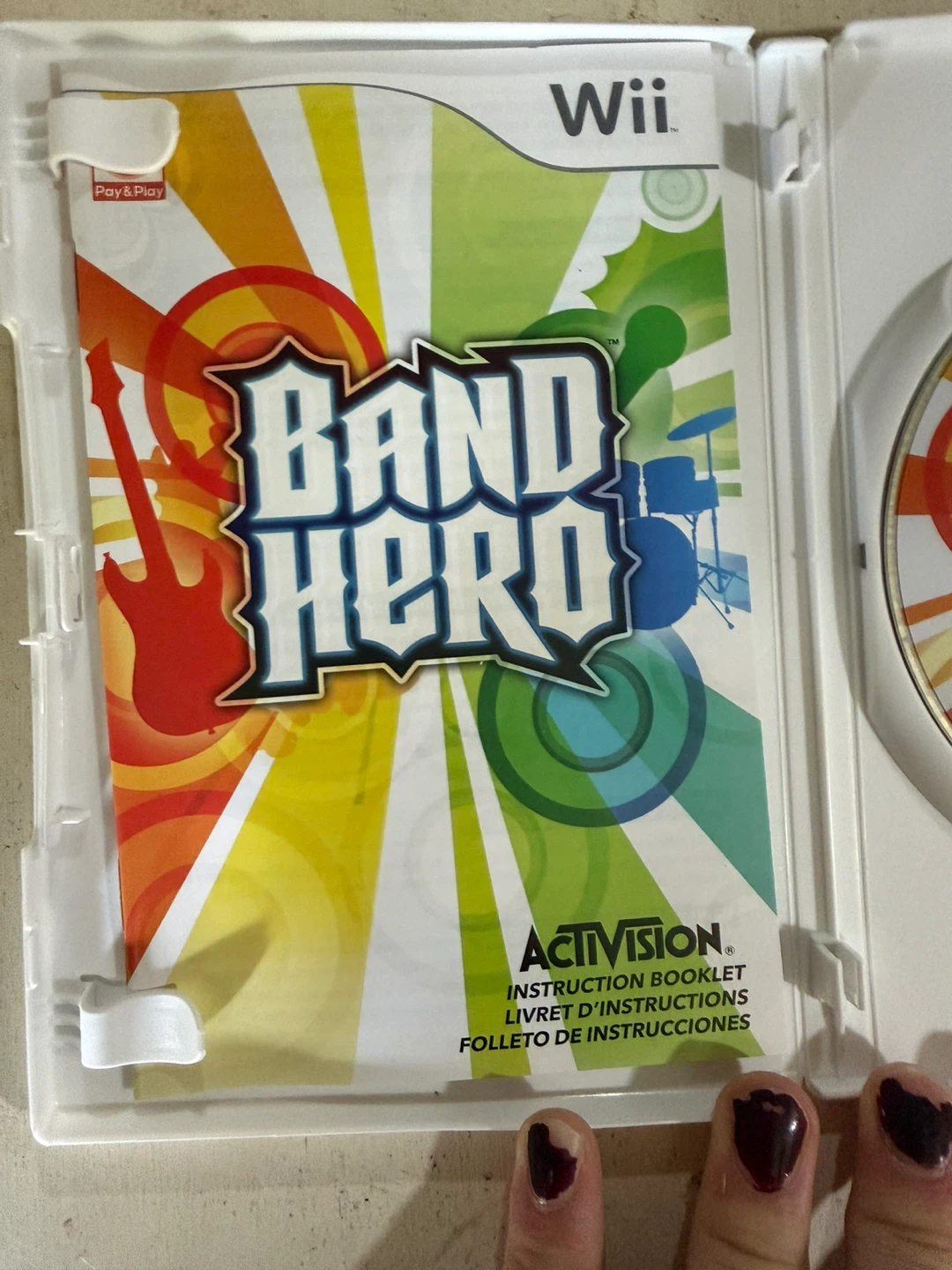 Band Hero Nintendo Wii (Complete CIB Tested) - photo 3