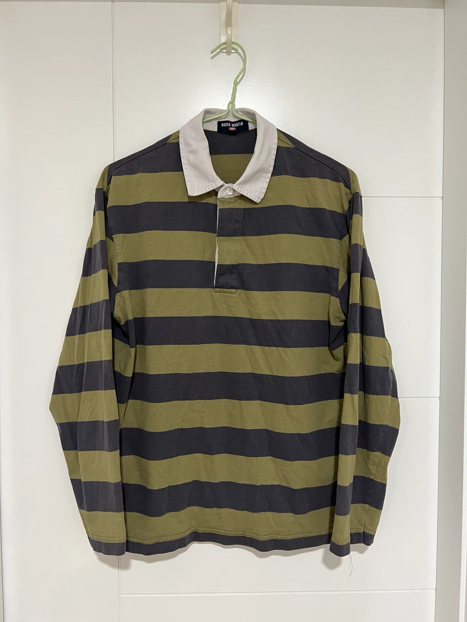 Green Stripe Rugby Shirt