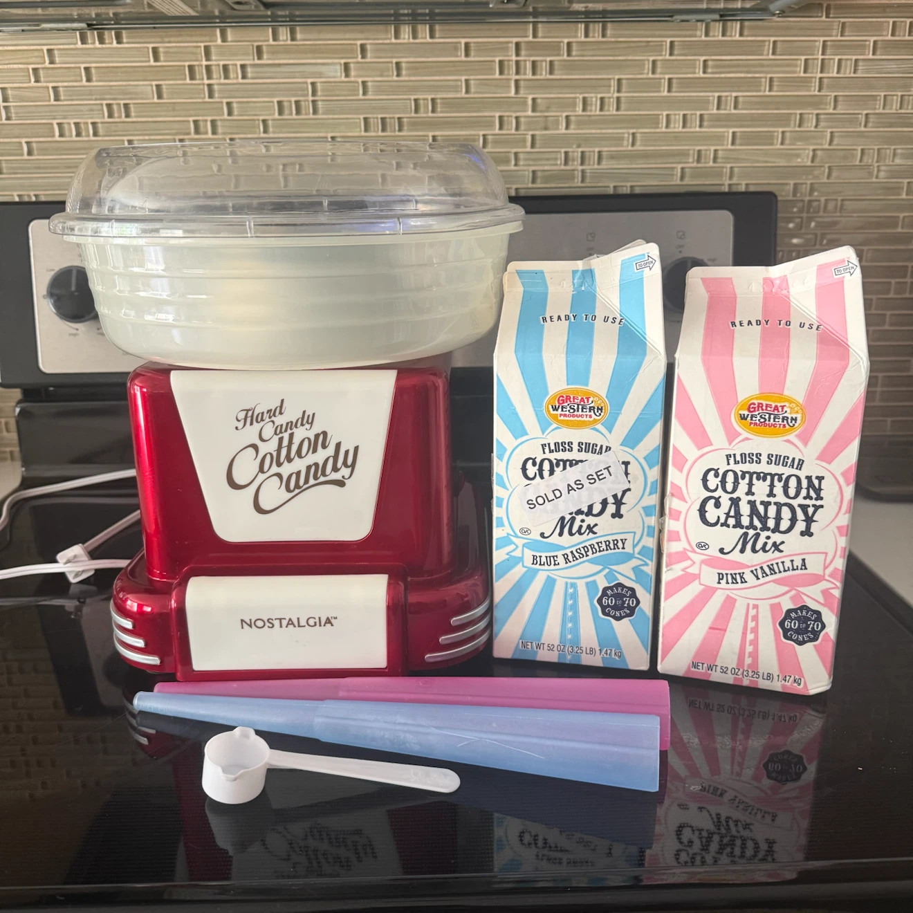 Nostalgia Hard Candy Cotton Candy Maker