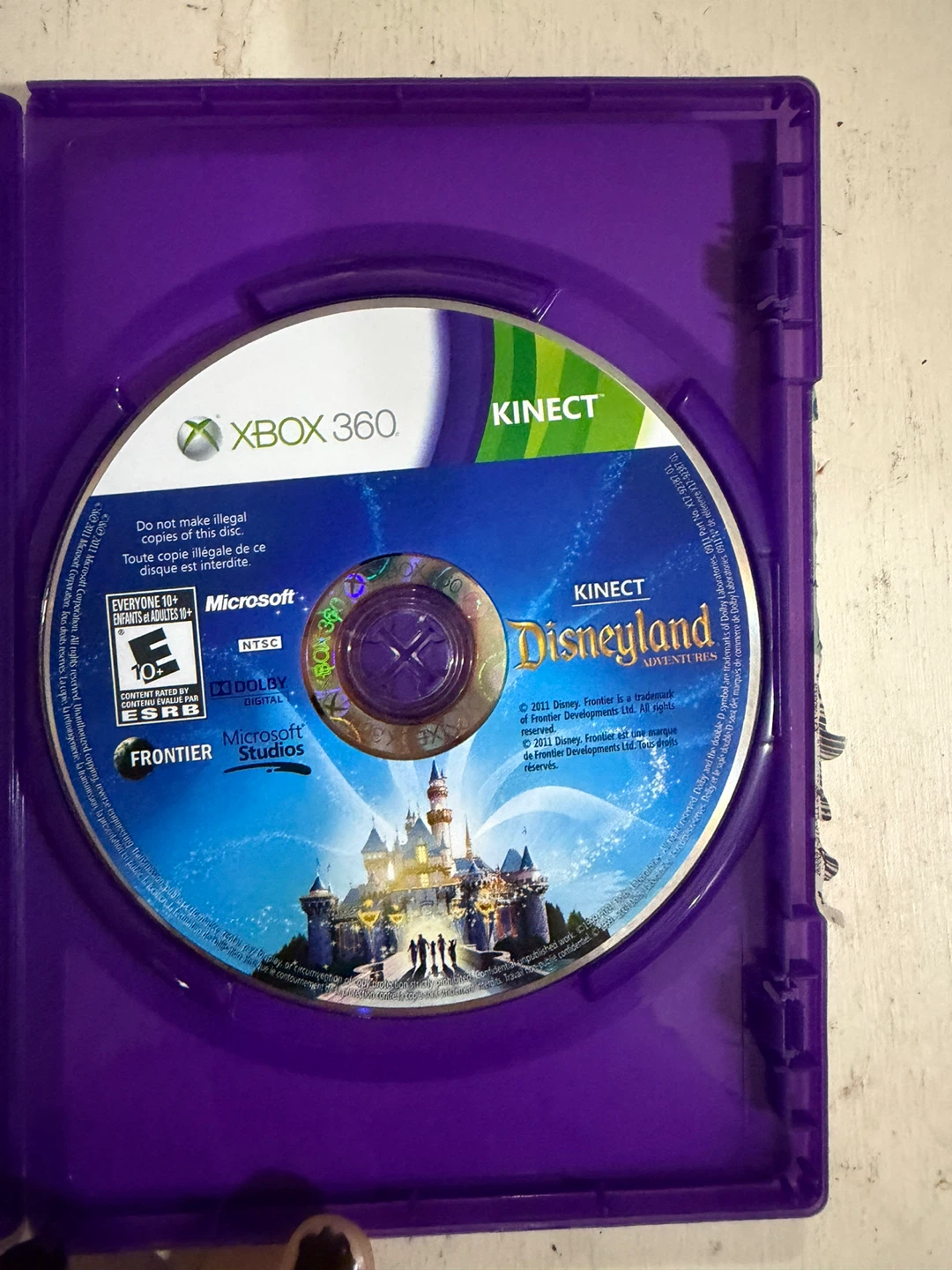 Kinect Disneyland Adventures Xbox 360 (Complete CIB) - photo 4