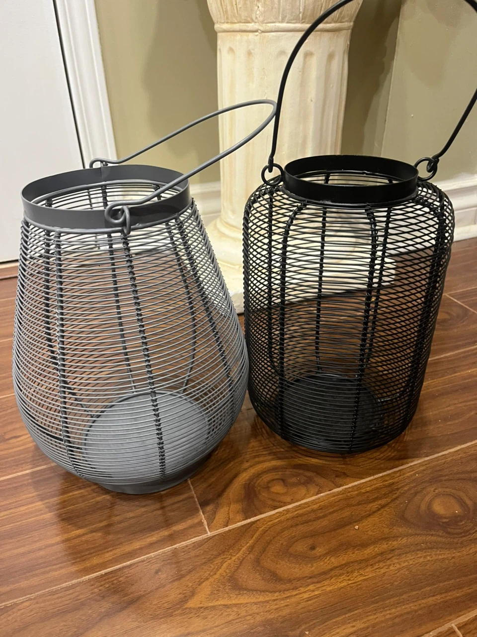 Set of 2 Wire Lanterns - HOMESENSE