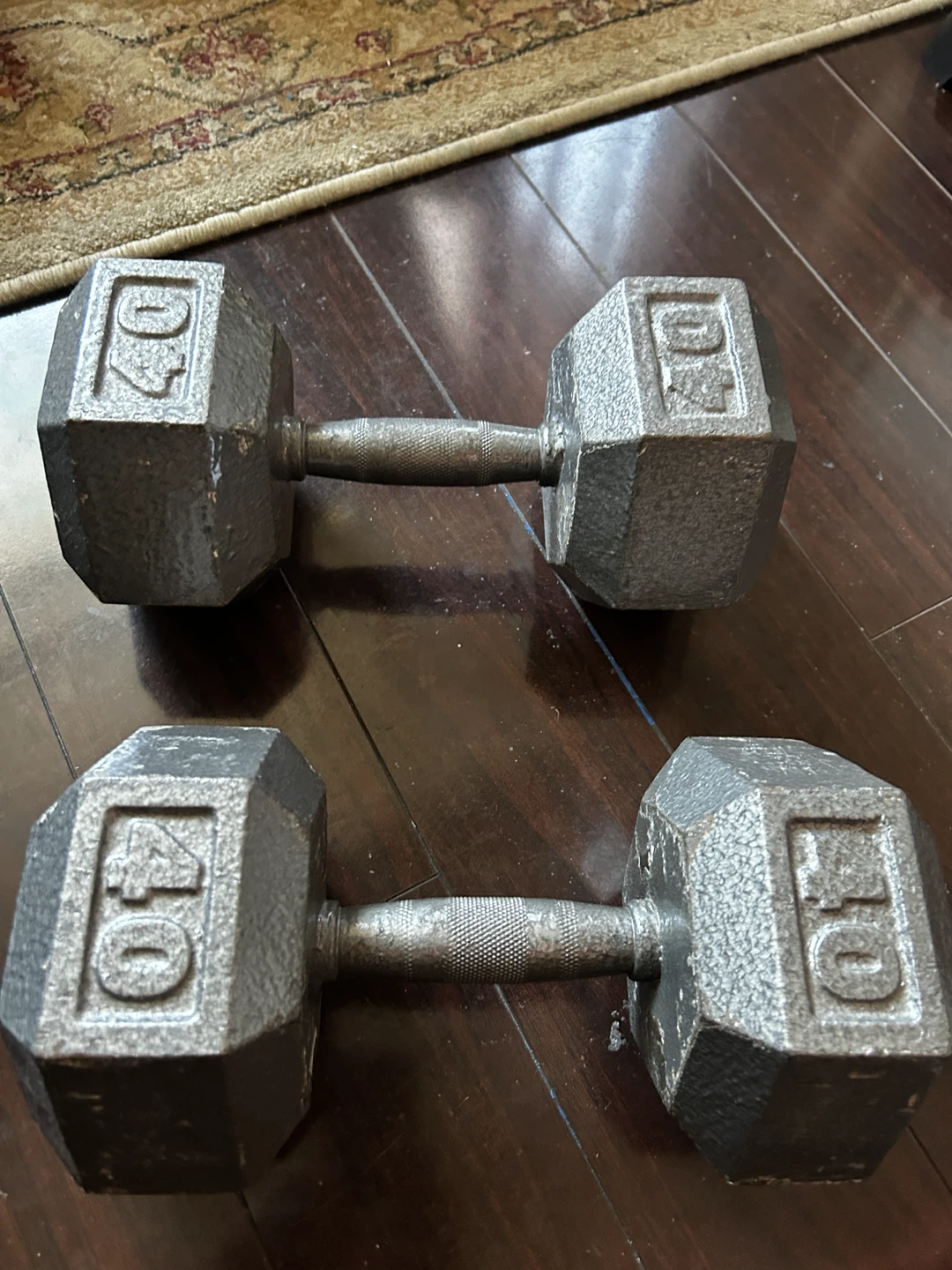 Pair of 40lb Dumbbells - photo 3