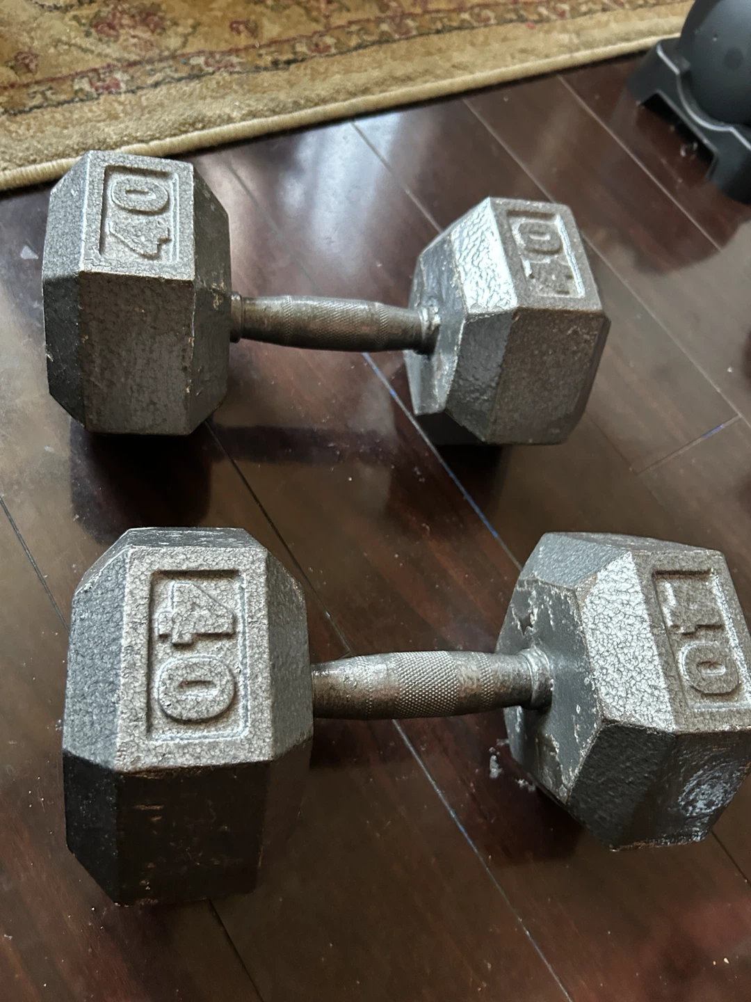 Pair of 40lb Dumbbells - photo 4