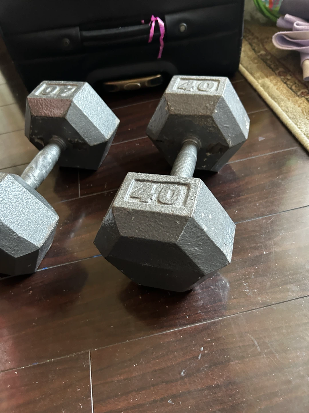 Pair of 40lb Dumbbells - photo 5