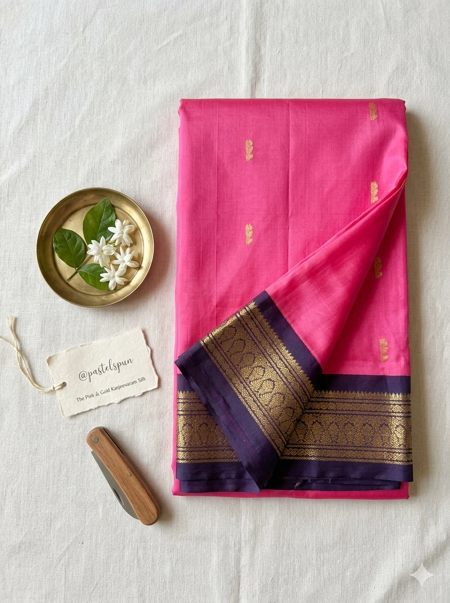 The Piok & Gold Kanjeevaram Silk