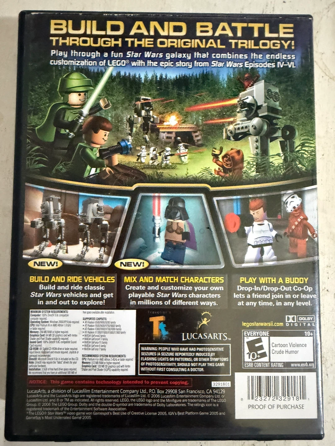 LEGO Star Wars II Original Trilogy PC CD (Complete CIB) - photo 2