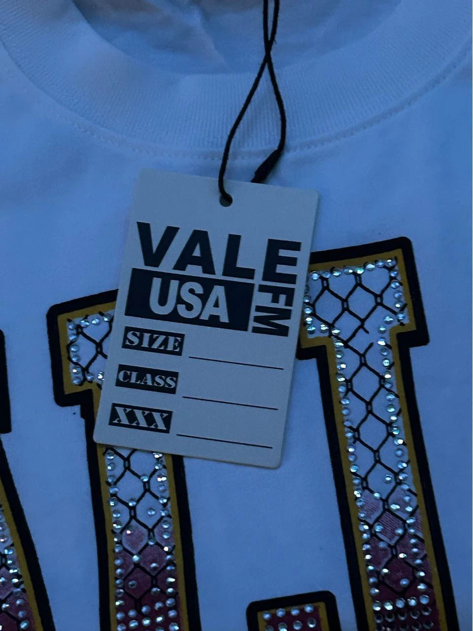 VALE USA Athletic Bulldog T-Shirt Medium White - photo 4