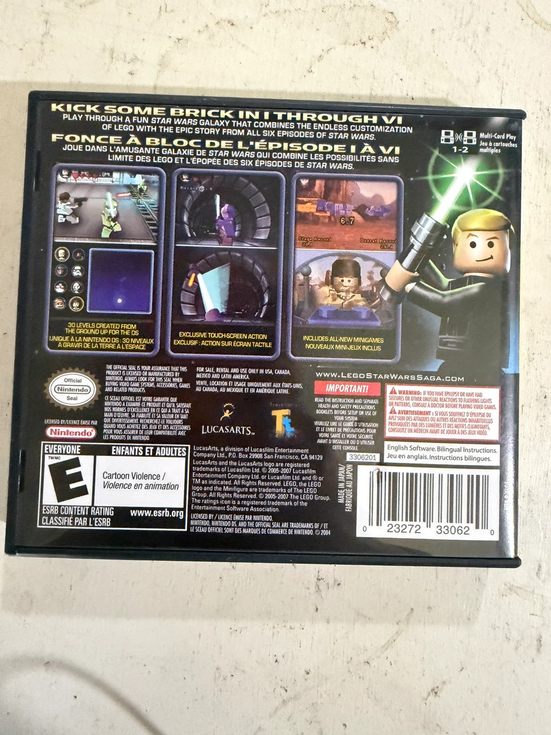 LEGO Star Wars The Complete Saga Nintendo DS (Case + Game) - photo 2